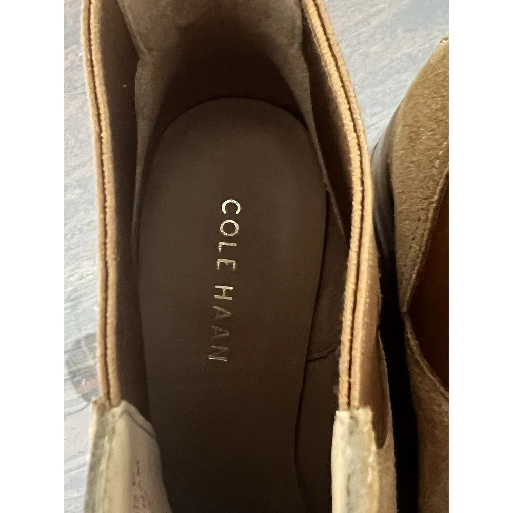 Cole Haan Rebecca Chelsea‎ Boots Golden Toffee Suede Women’s 6.5 B